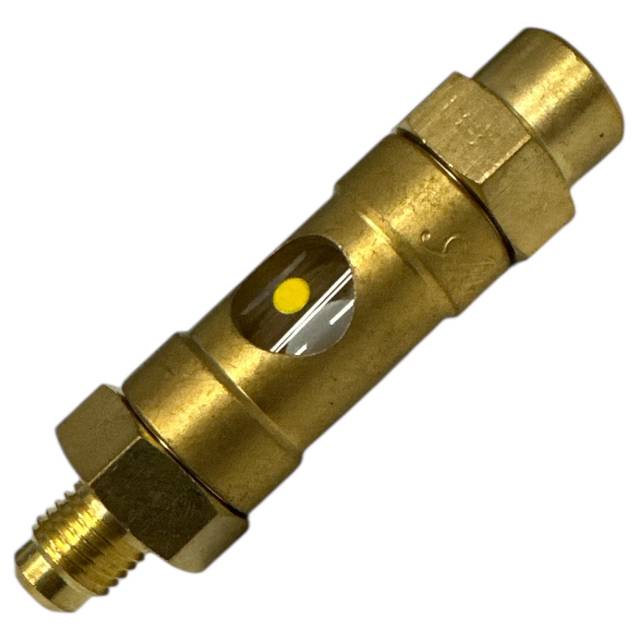 M50040 Inspection Sight Glass #4 – 1/4″ 45° Flare, 7/16-20 Thread